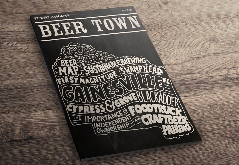 Beer Town Magazine Newsletter Cover