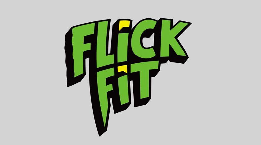Flick fit logo design